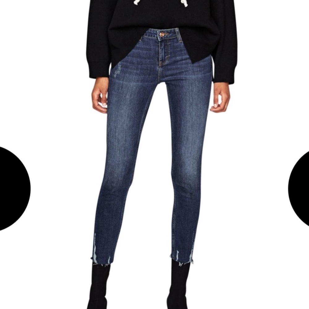 Zara denim jeans size 2